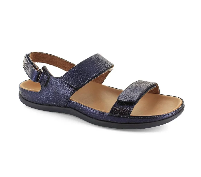 Women's Kona Sandals In Navy Metallic