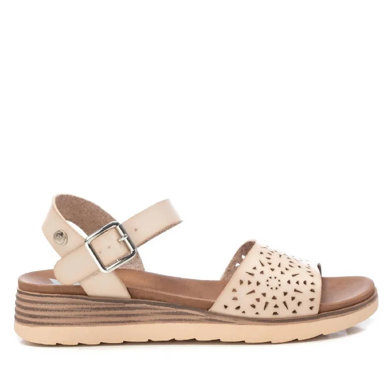 Women's Low Wedge Sandals In Ice