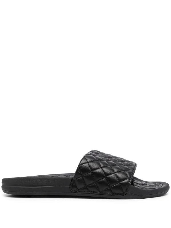 Women's Lusso Slide Sandal In Black