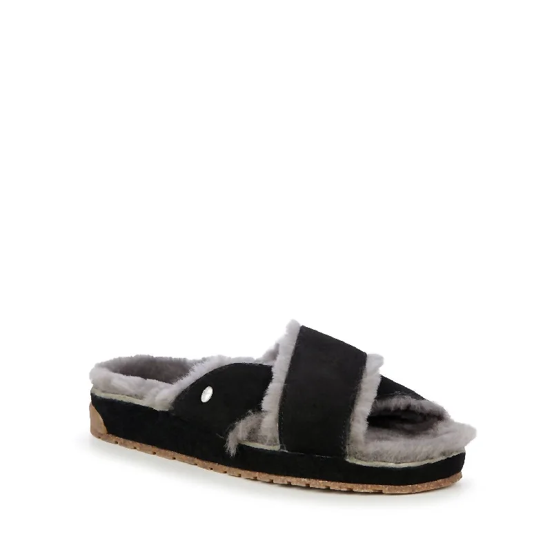 Women's Mayberry Corky Slide Sandal In Black