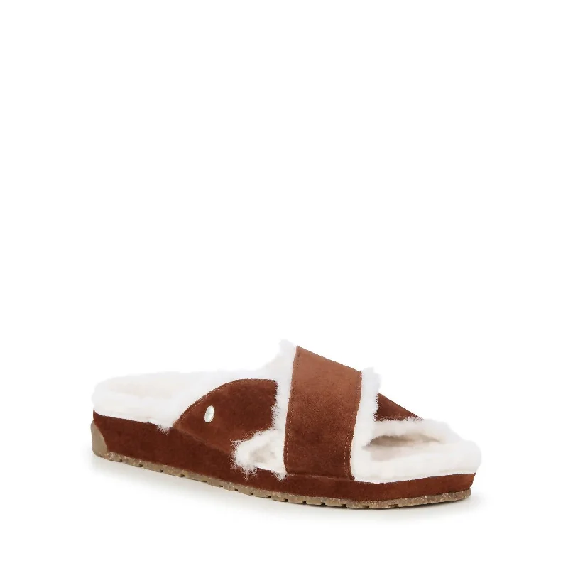 Women's Mayberry Corky Slide Sandal In Tawny