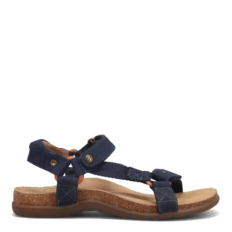 Women's Mixer Sandal - Medium Width In Navy Nubuck