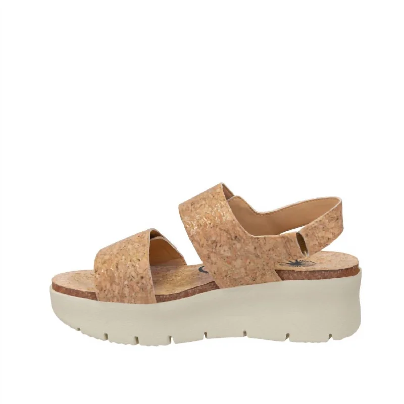 Women's Montane Platform Sandal In Cork