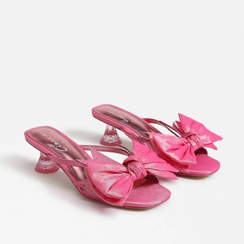 Women's Natalina Heel Sandal In Pink Sorbet