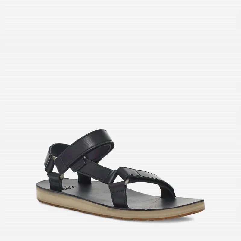 Women's Original Universal Leather Sandal In Black