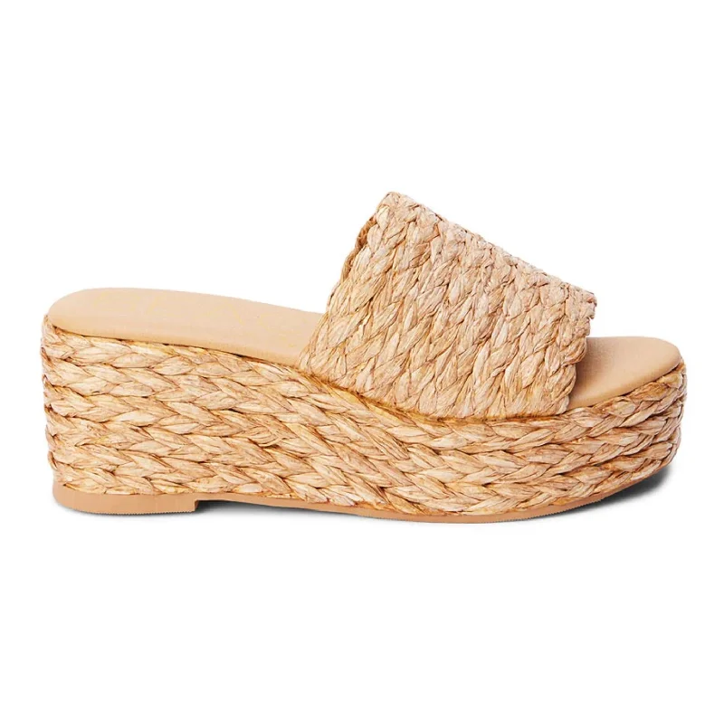 Women's Peony Platform Sandal In Cognac