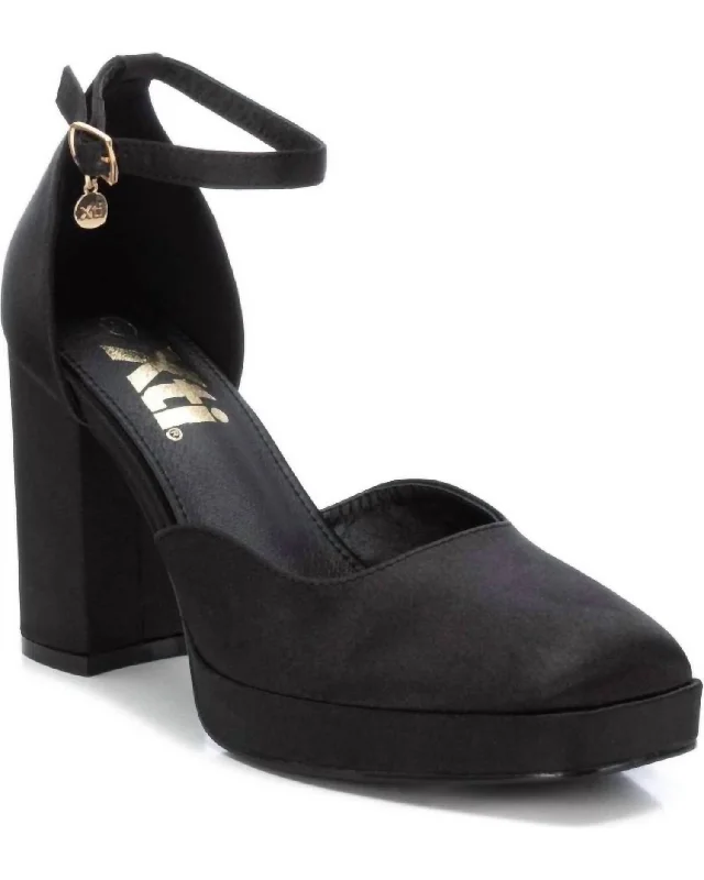 Women's Platform Pumps Shoes In Black