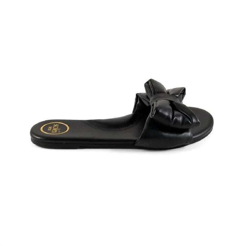 Women's Rafie Bow Sandals In Black