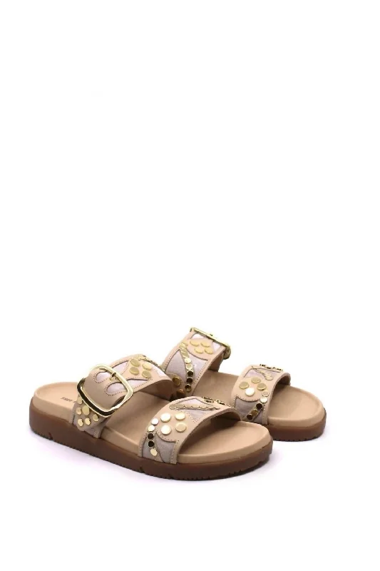 Women's Revelry Studded Sandals In Plaster