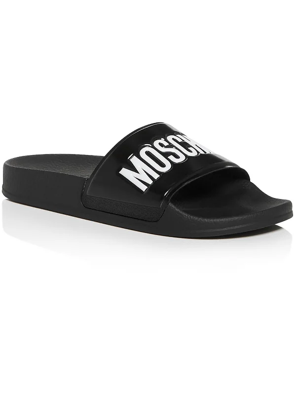 Womens Rubber Slip On Slide Sandals