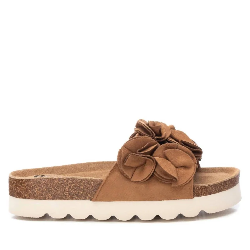 Women's Sandals In Camel