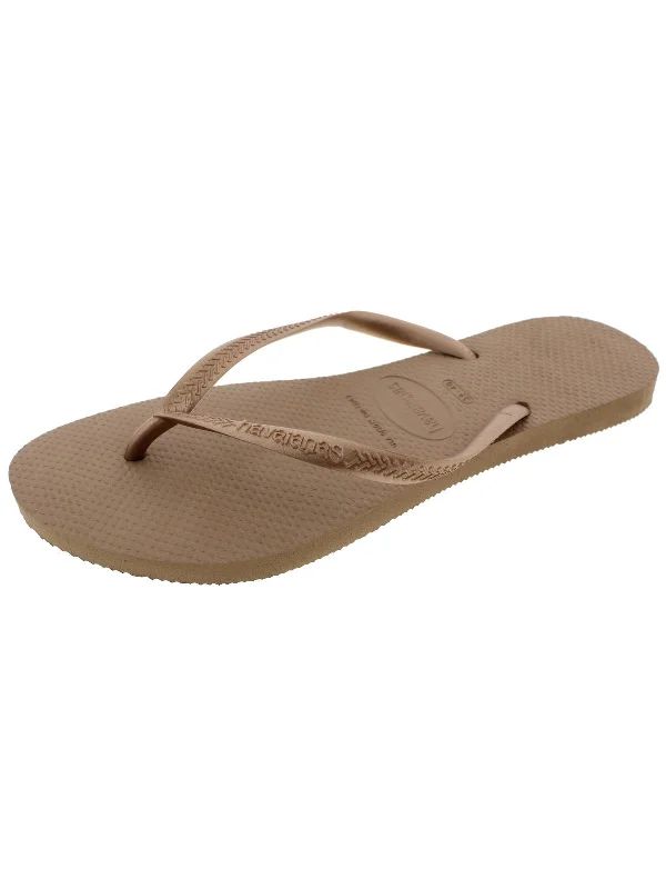 Womens Signature Slide Flip-Flops