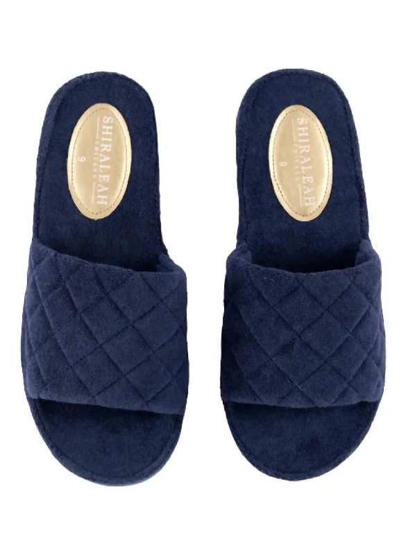 Women's Sol Pool Slides In Navy