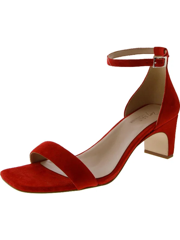 Womens Suede s Block Heel