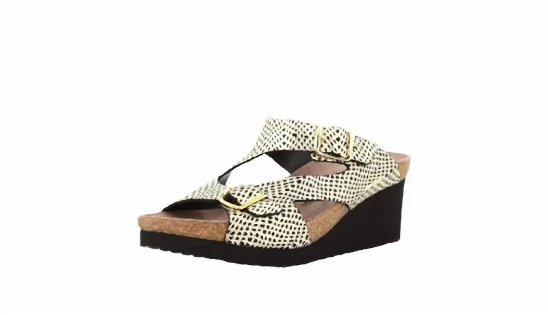 Women's Terie Sandals In Black/cuba