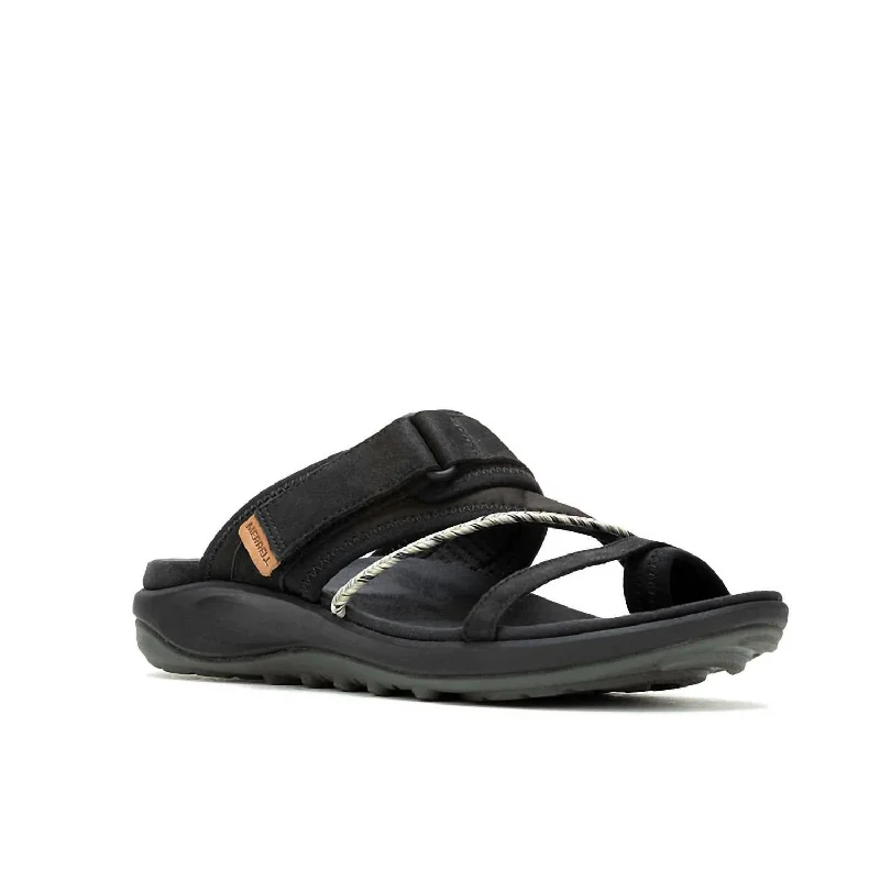 Women's Terran Post Wrap Sandals In Black