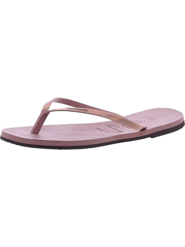 Womens Thong Slip On Flip-Flops