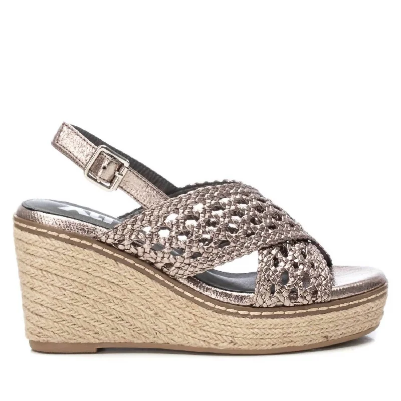 Women's Wedge Sandals In Plumb