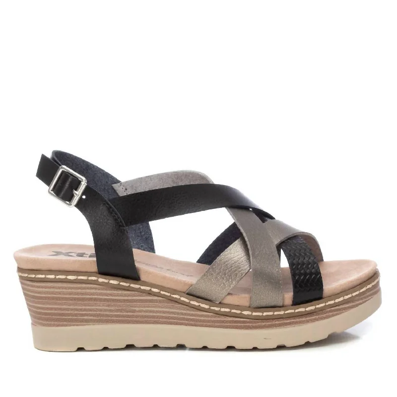 Women's Wedge Sandals In Plumb