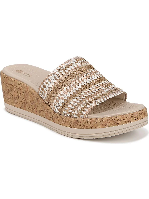 Womens Woven Wedge Sandals