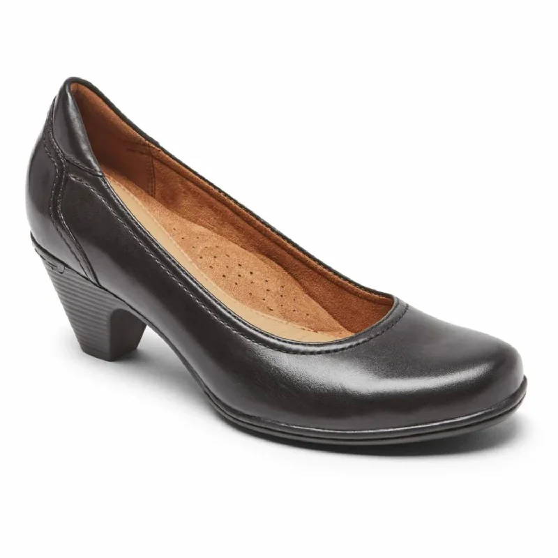 Adaline Pump - Wide Width In Black