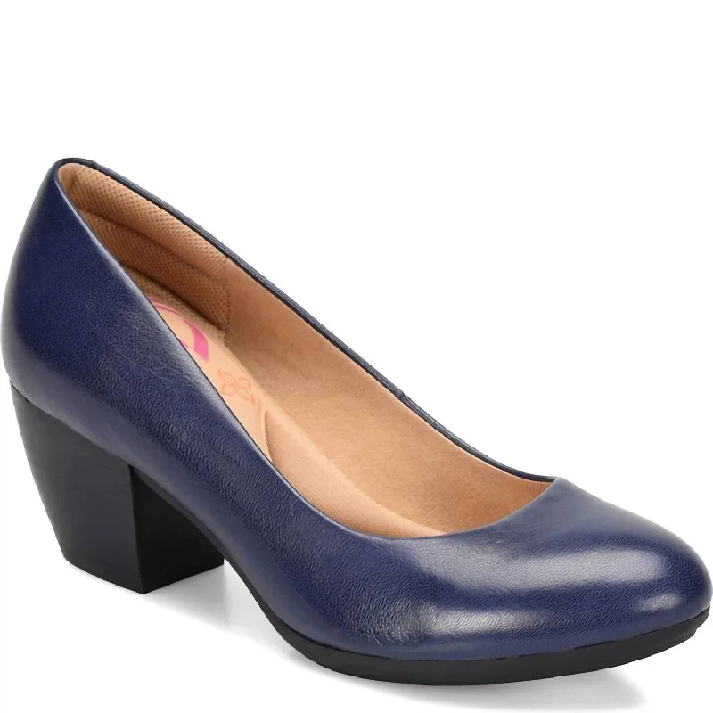 Amora Dress Pump - Wide Width In Peacoat Navy