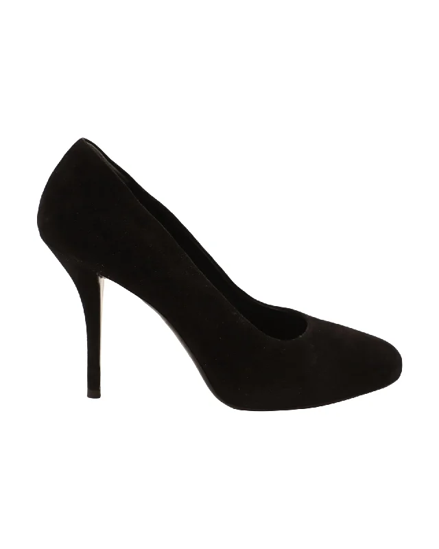 Balenciaga High Heel Pumps in Black Suede