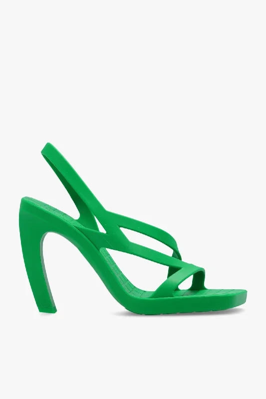 Bottega Veneta ‘Jimbo’ Heeled Sandals In Green - 37