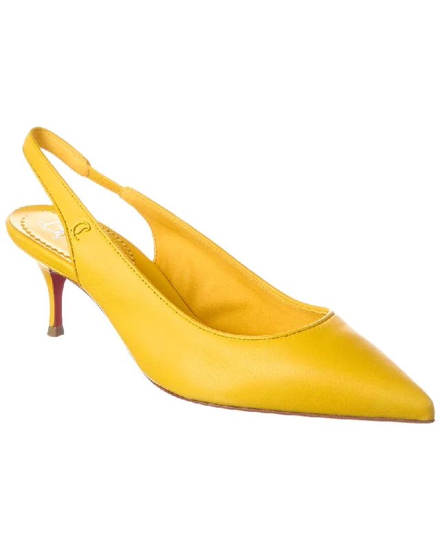 Christian Louboutin Sporty Kate 55 Leather Slingback Pump