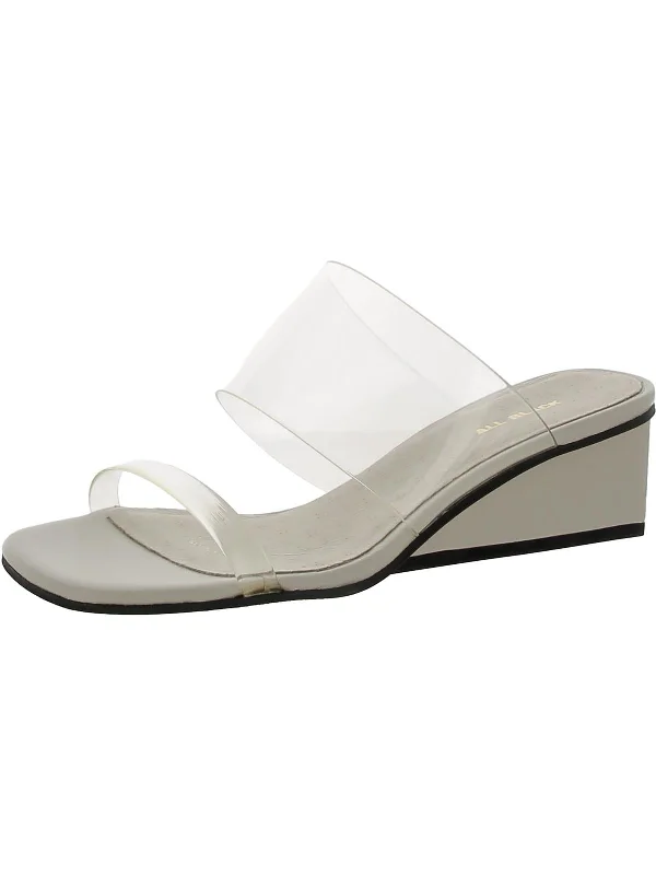 Clearband  Womens Square Toe Mules