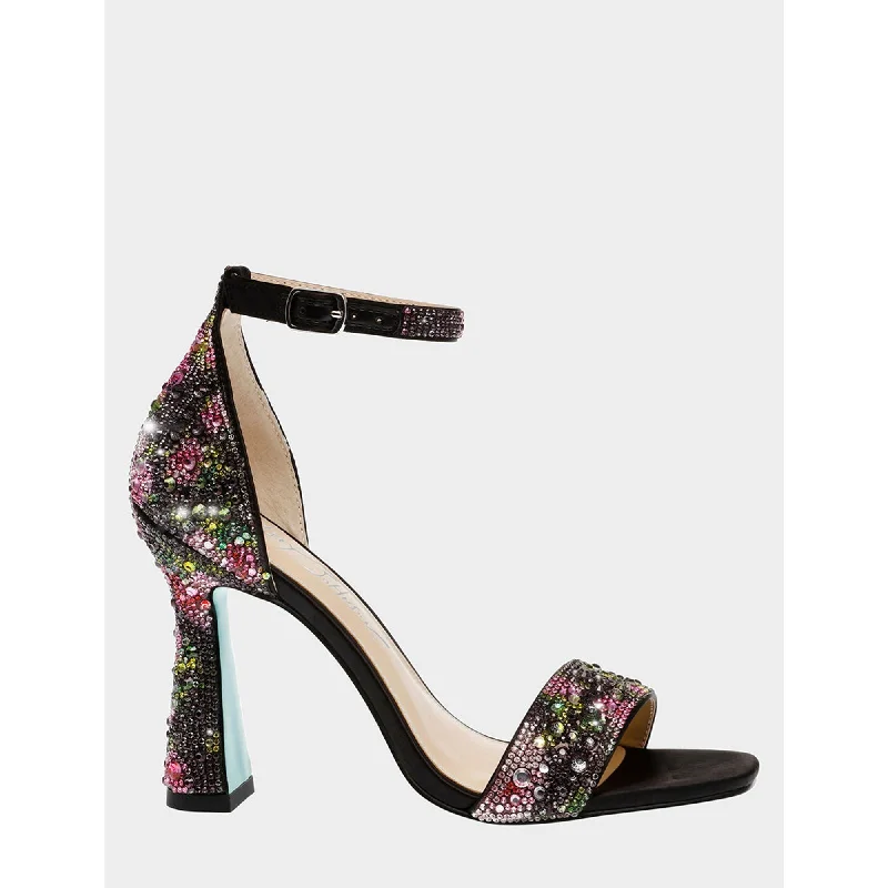 Dani Black/pink Floral