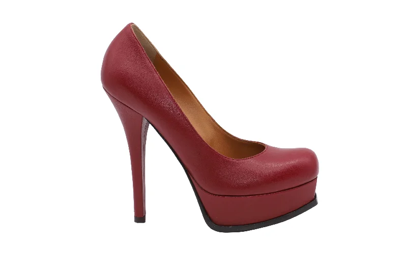 Fendi Fendista Pumps 135 in Red Leather