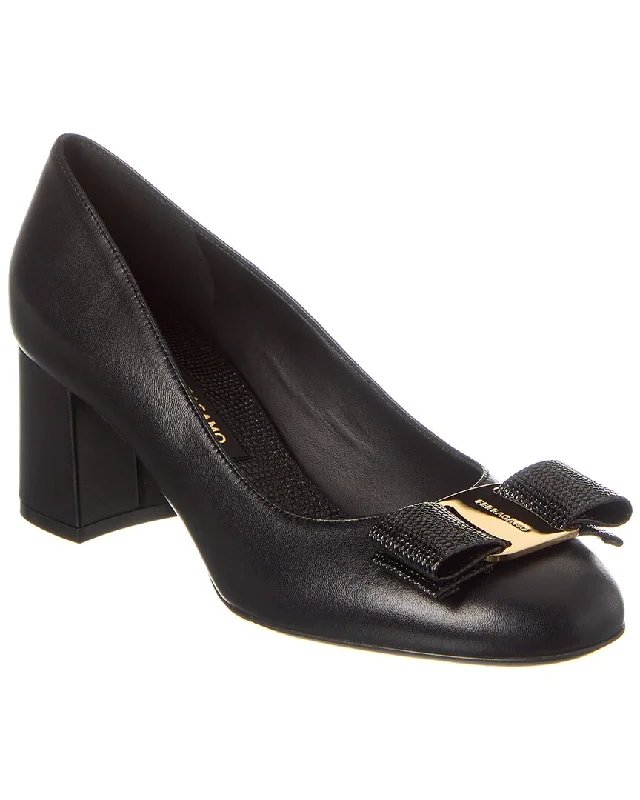 Ferragamo Vara Bow Leather Pump