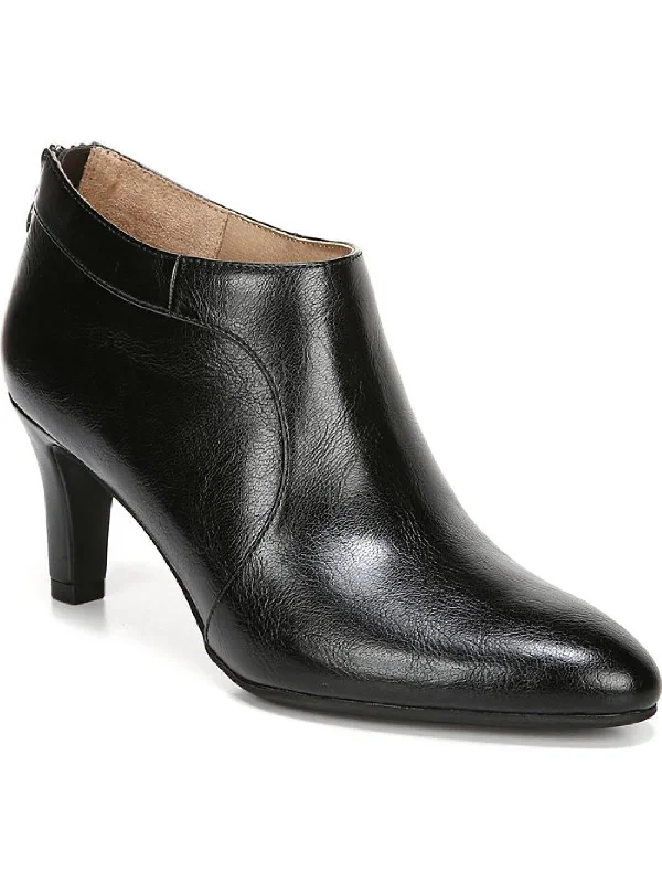 Georgia Booties Womens Close Toe Slip On Booties