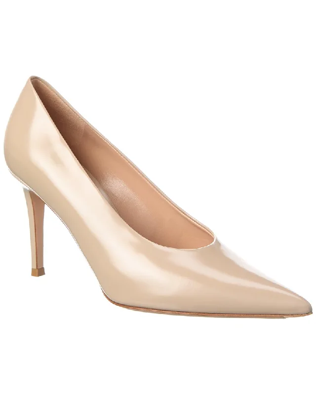 Gianvito Rossi Robbie 85 Leather Pump