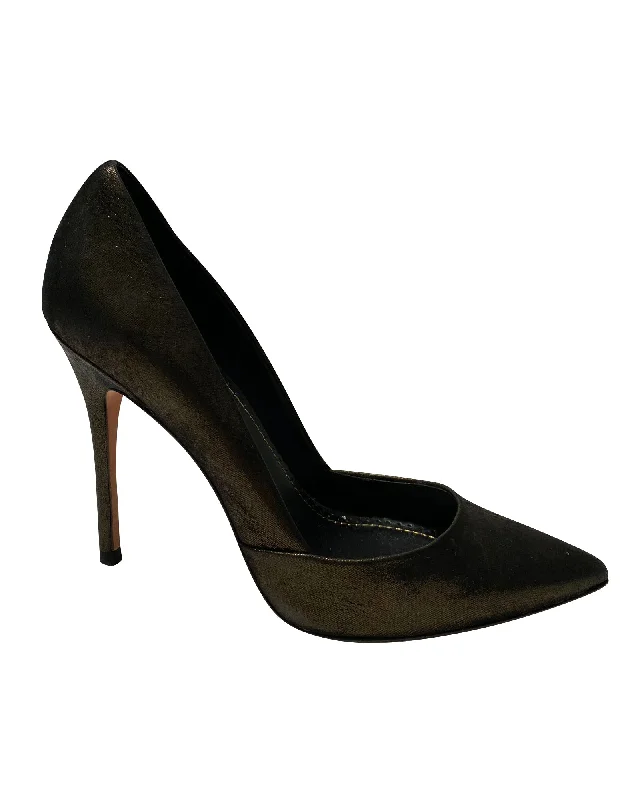 Jean-Michel Cazabat Emma Pumps in Black Leather