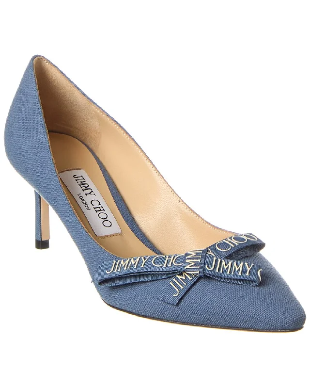 Jimmy Choo Romy 60 Linen Pump