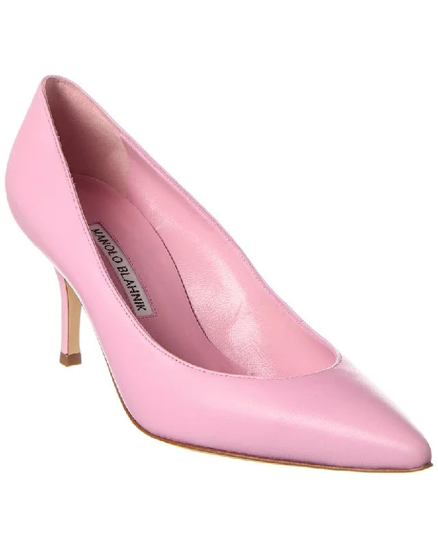 Manolo Blahnik Kietta 70 Leather Pump