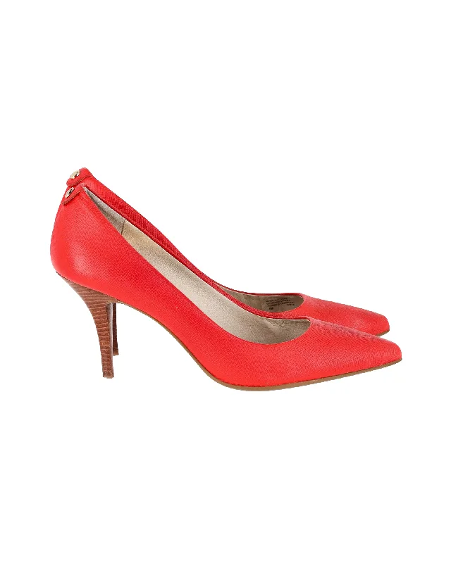 Michael Michael Kors Pumps in Red Leather