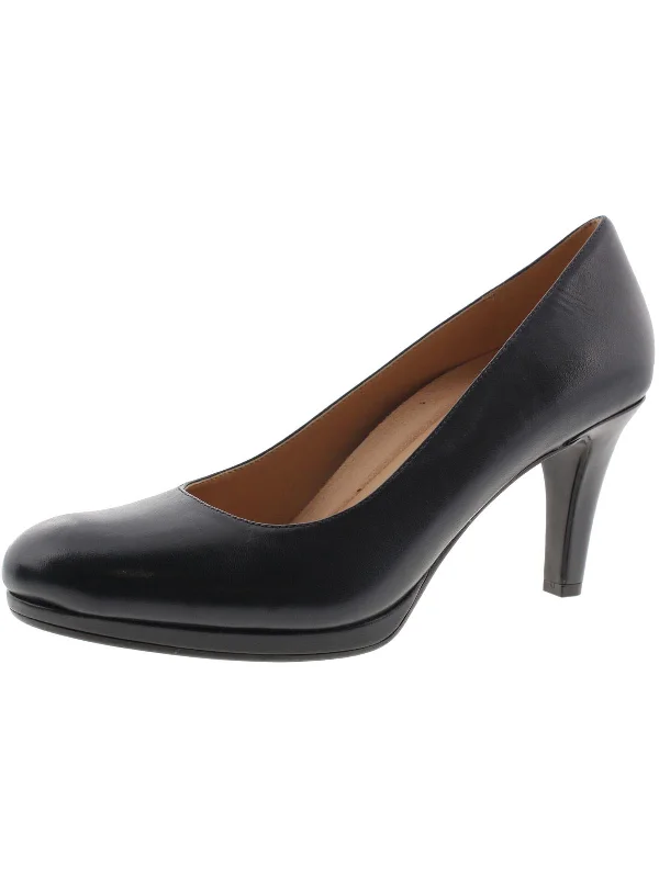 Michelle Womens Solid Platform Pumps