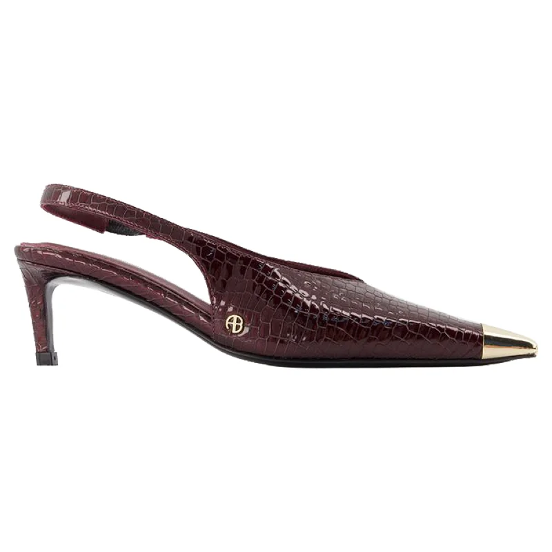 Nina Pumps - ANINE BING - Calfskin - Burgundy