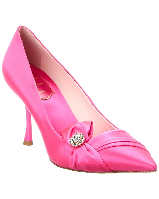 Roger Vivier Lavalliere Satin Pump