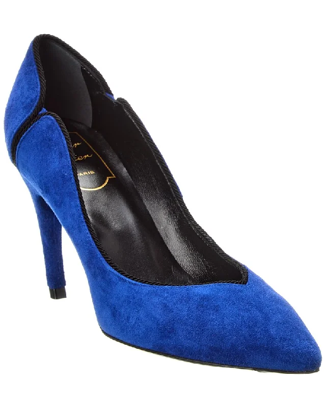 Roger Vivier Suede Pump