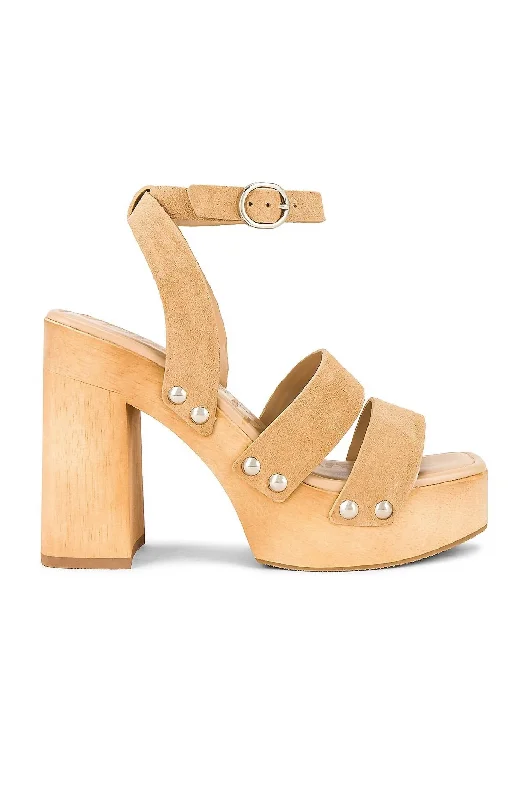 Rosalind Platform Sandal In Sesame