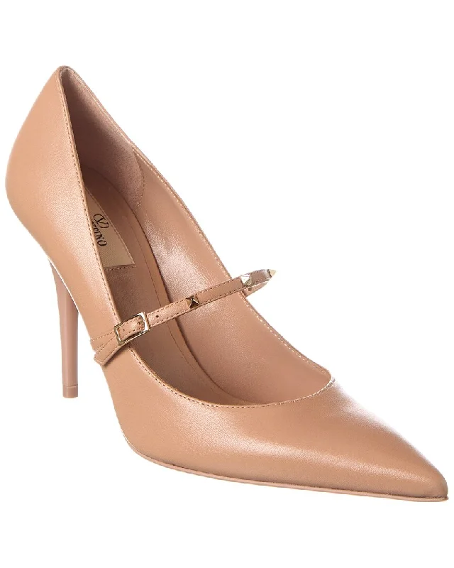 Valentino Rockstud 80 Leather Pump