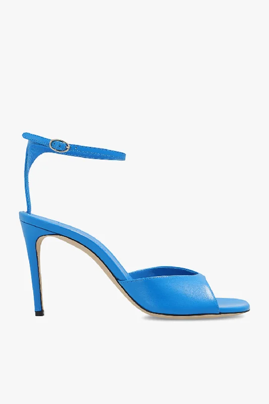 Victoria Beckham Womens Heel Shoes In Blue