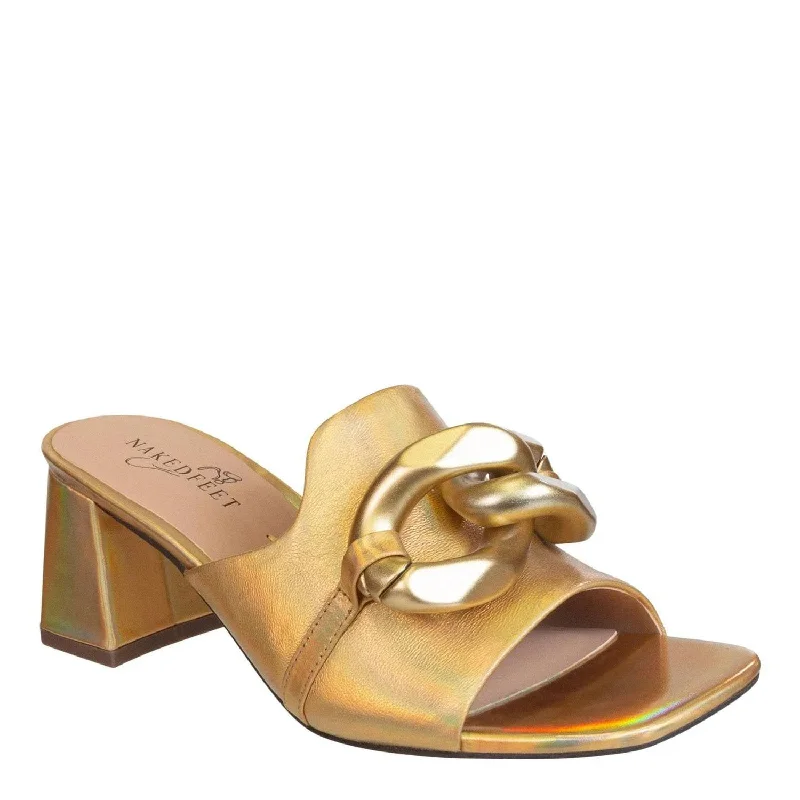 Women's Coterie Heeled Sandals In Gold