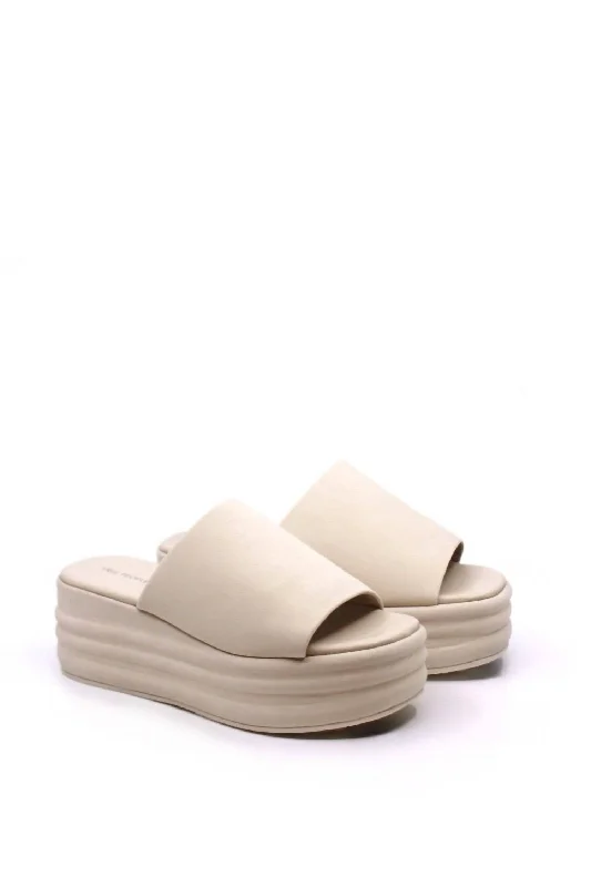 Women's Harbor Flatform Sandals In Vanilla