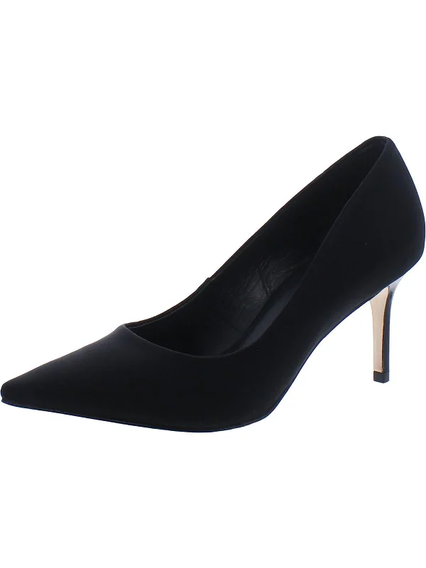 Womens Leather Slip On Pumps