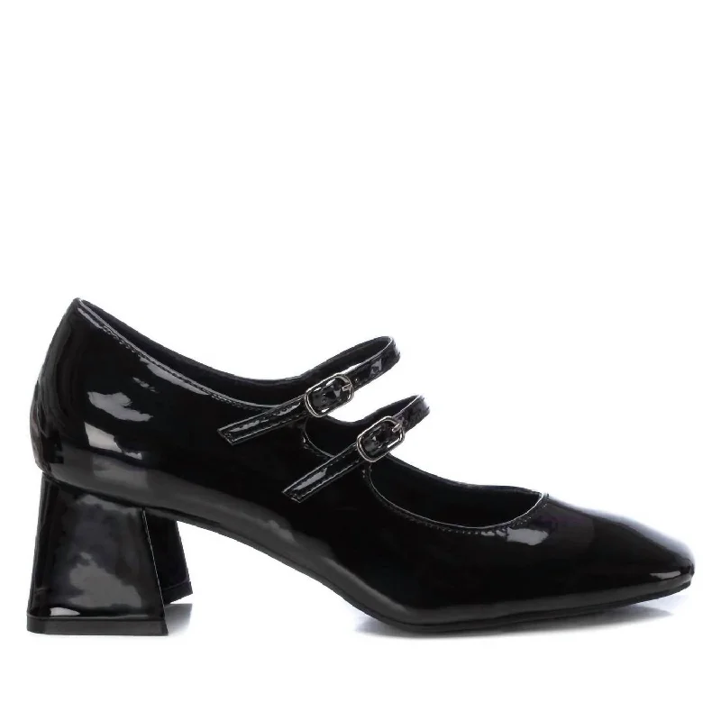 Women's Patent Leather Ballerinas In Black